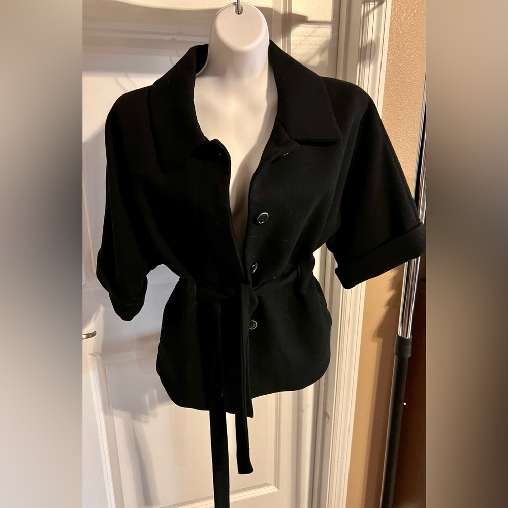 Elbow length wool jacket sz L